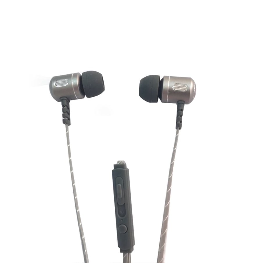 Altec IN EAR METAL WIRED EARPHONE W/MIC GREY MZX147-CG