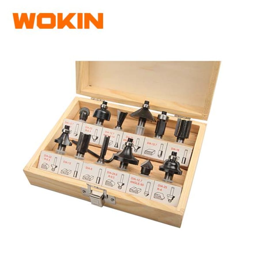 Set Fresas CT, 12 Piezas Wokin