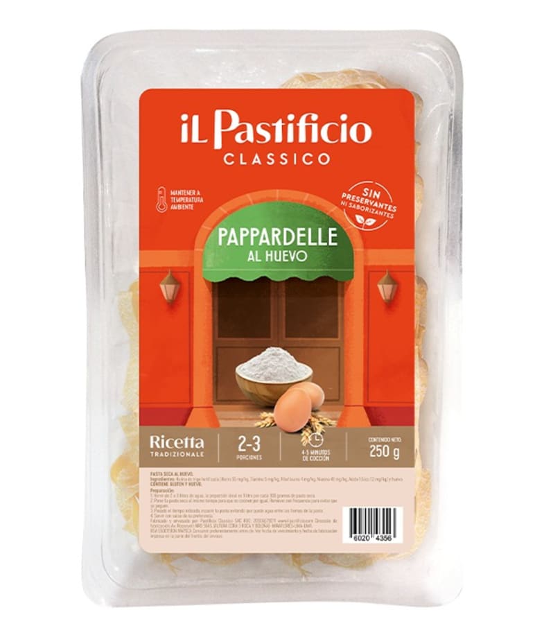 Pappardelle al huevo (250g)