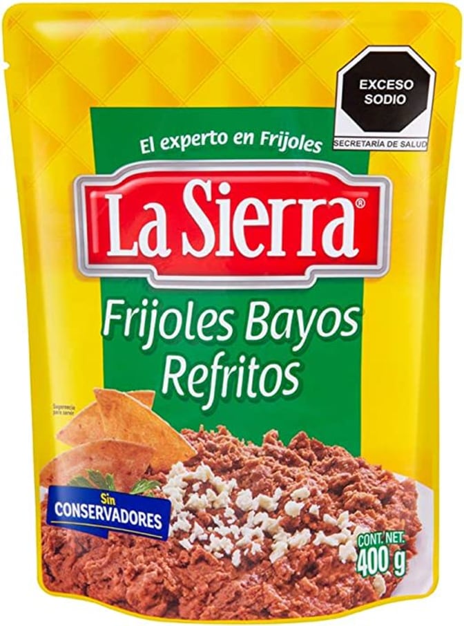 Frijoles La Sierra Refritos Bayos 400 Gr Pouch