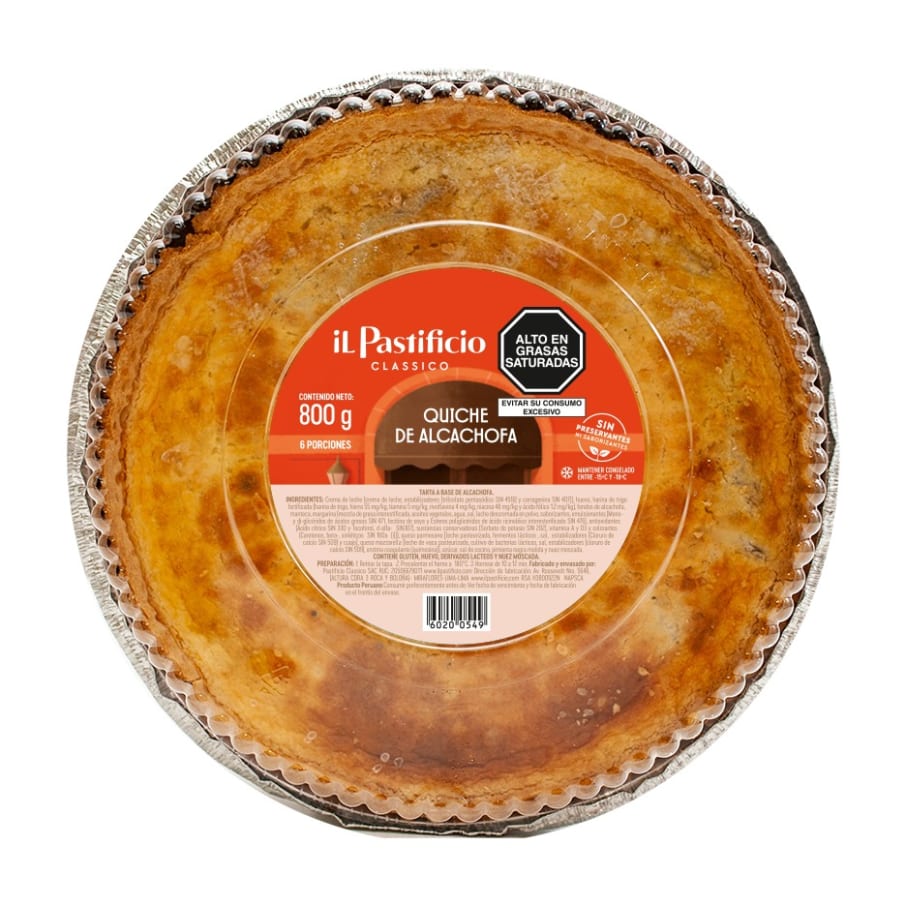 Quiche de Jamón y Champignones (800g)