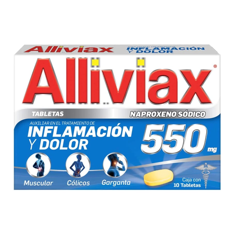 Alliviax 550Mg Tab C/10