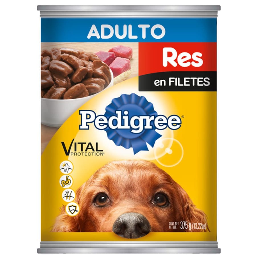 Alimento Pedigree Res 375 Gr Lata