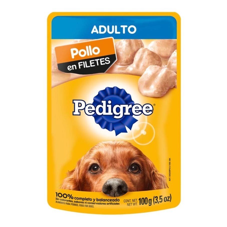 Alimento Para Perro Pedigree Pollo en Filetes Adulto 100 g