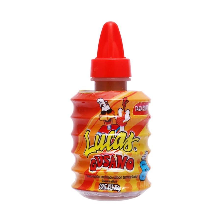 Dulce de Tamarindo Lucas Gusano Con Chamoy 38 g