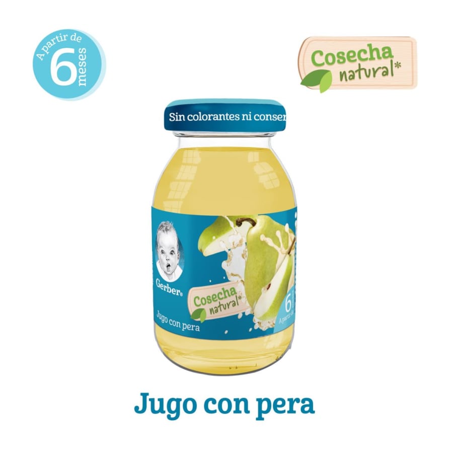 Jugo Gerber Cosecha Natural Etapa 2 Pera 175ml