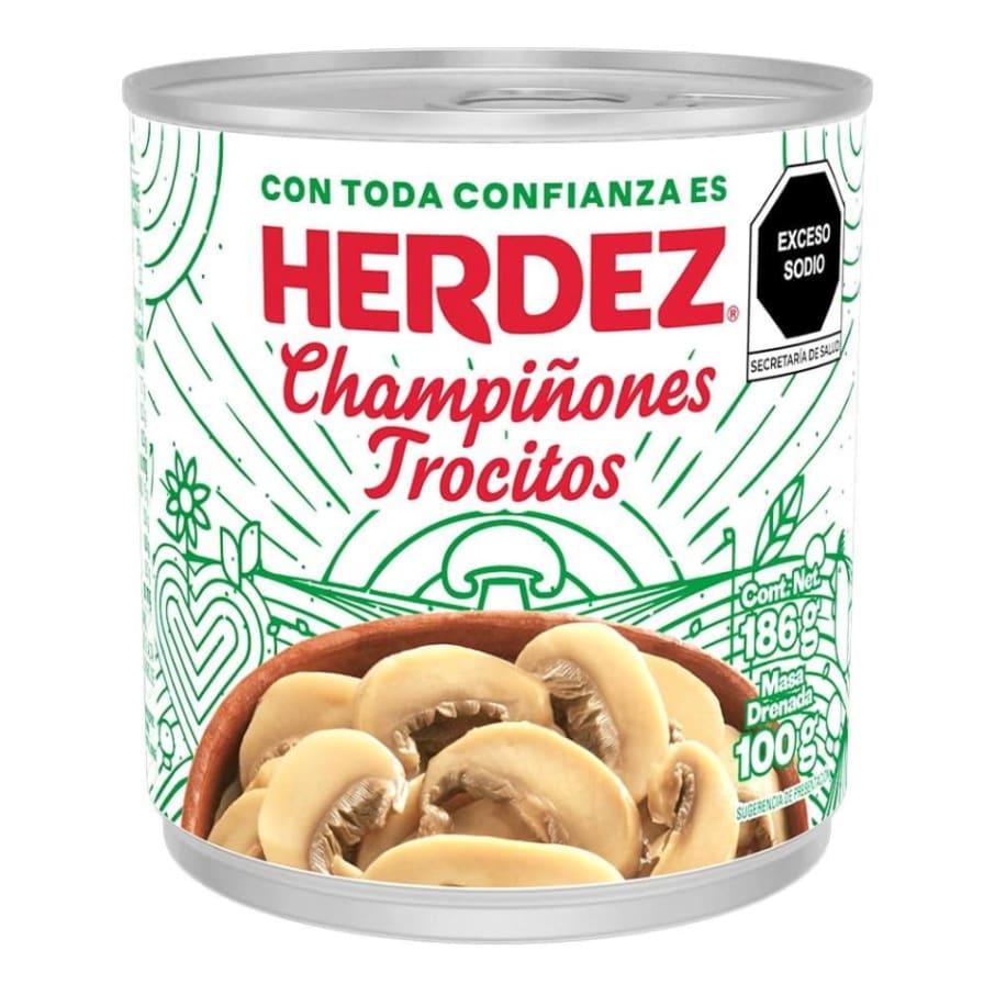 Champiñones Herdez en Trocitos 186 g