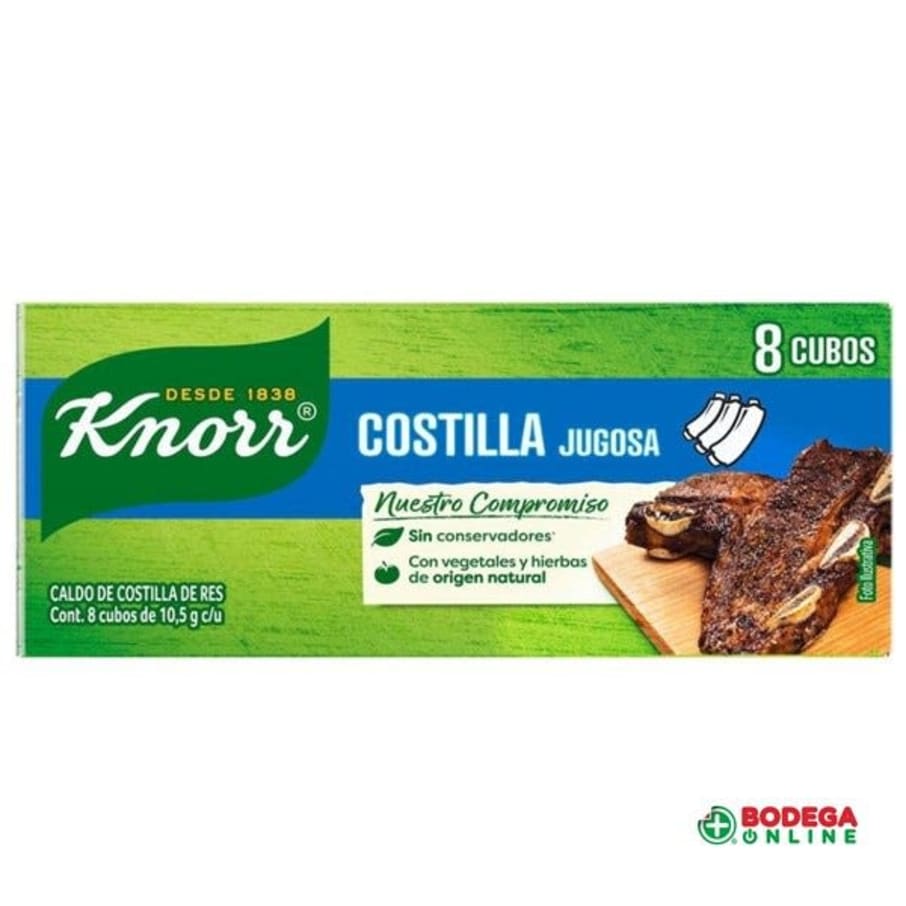 Consome Knorr Sabor Costilla Res 8Pz