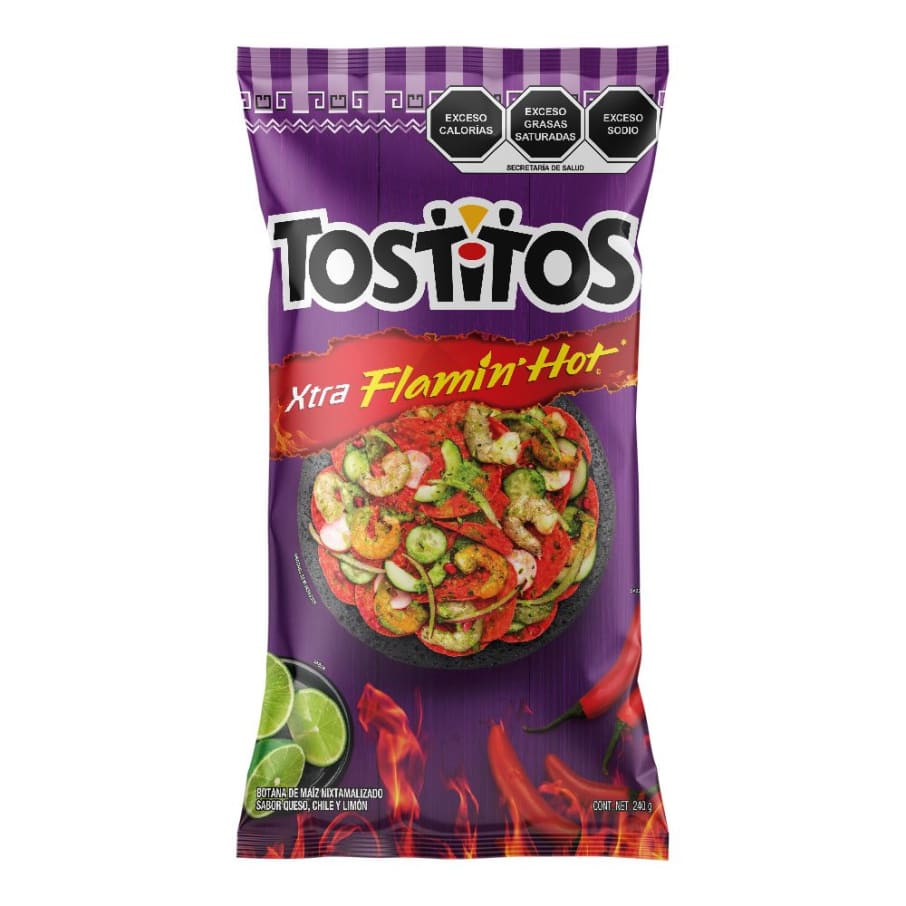 Botana Tostitos Flamin Hot 240 g