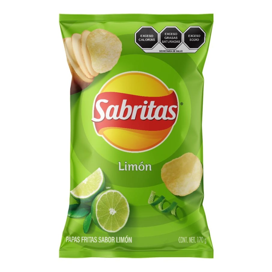 Papas Sabritas Limón 170 g