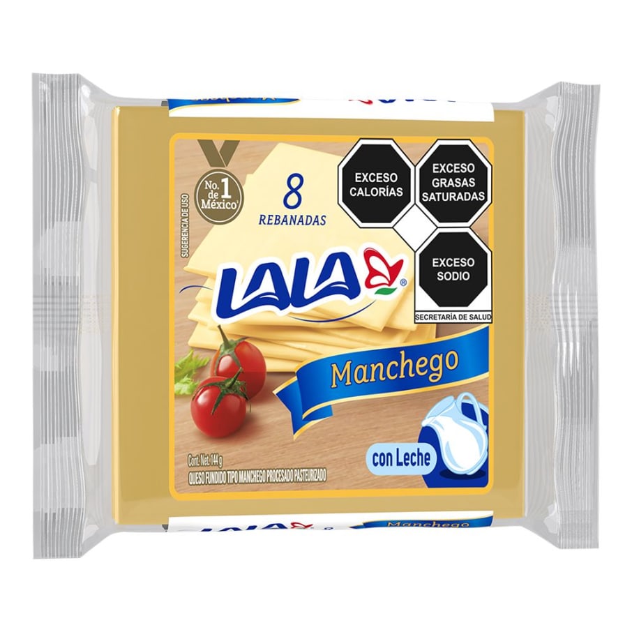 Queso Manchego Lala Rebanadas 144 g