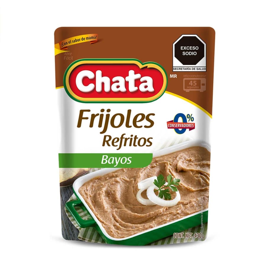 Frijoles Chata Refritos Bayos 430 g