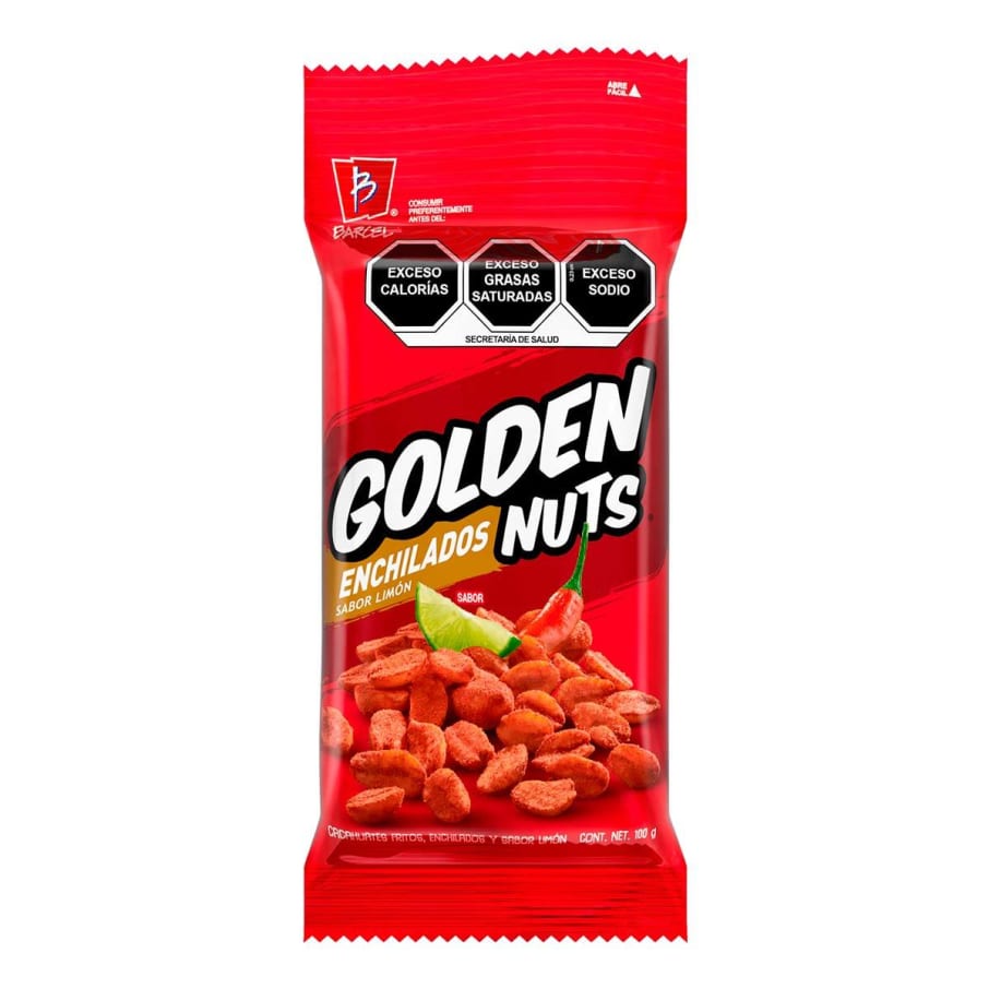 Cacahuates Golden Nuts Enchilado 100g