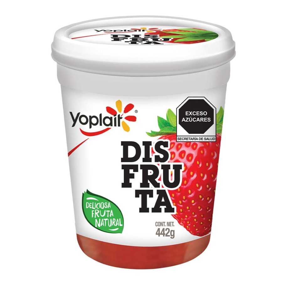 Yoghurt Yoplait Disfruta Con Trozos de Fresa Vaso 442 g