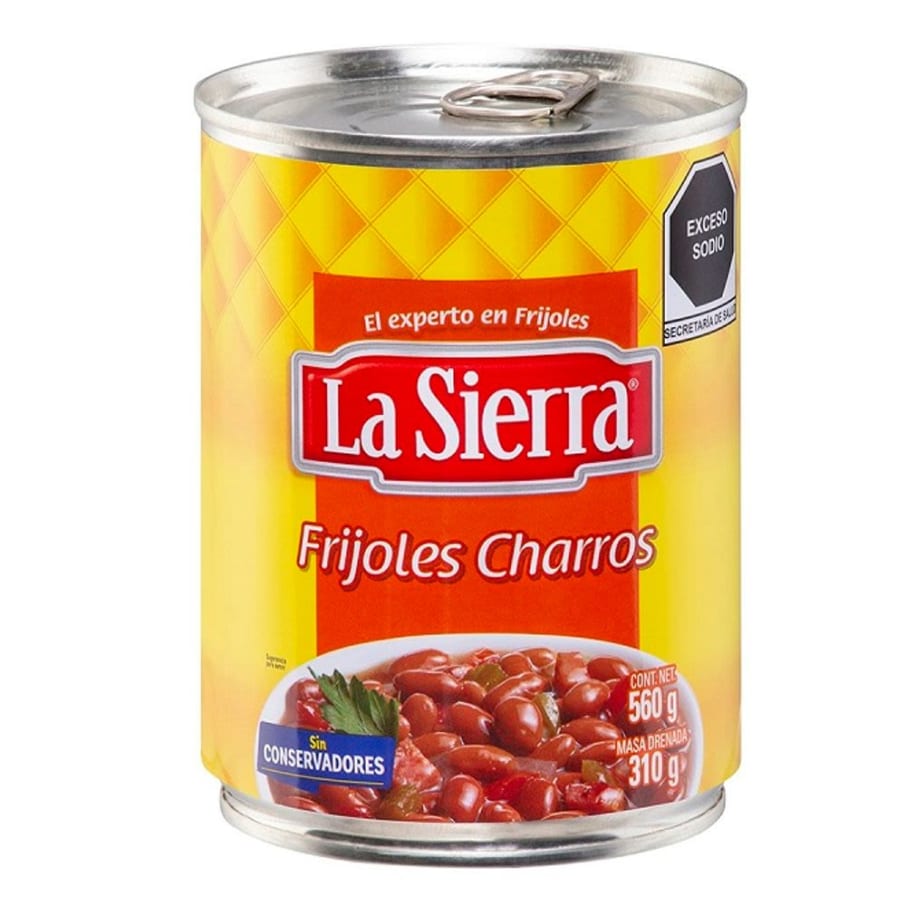 Frijoles La Sierra Charros 560 Gr Lata