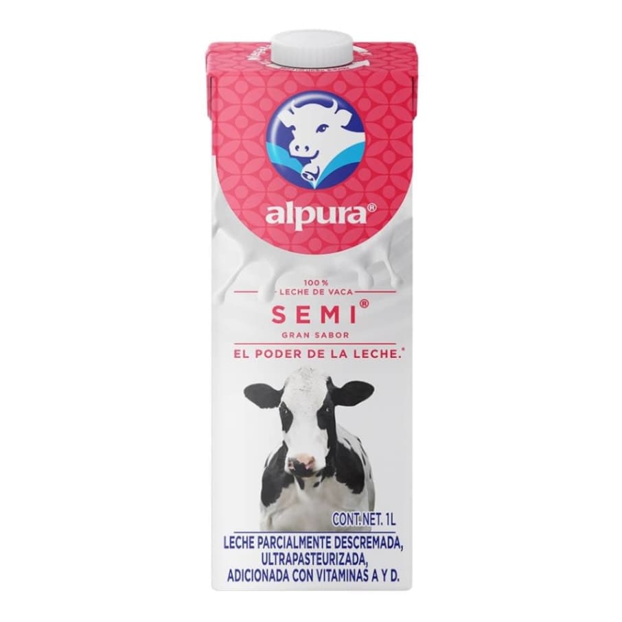 Leche Alpura Semi Slim 1 Lt