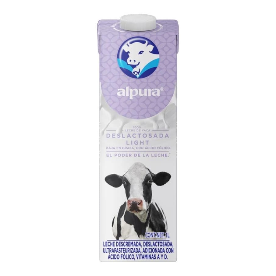 Leche Alpura Deslactosada Light 1 L