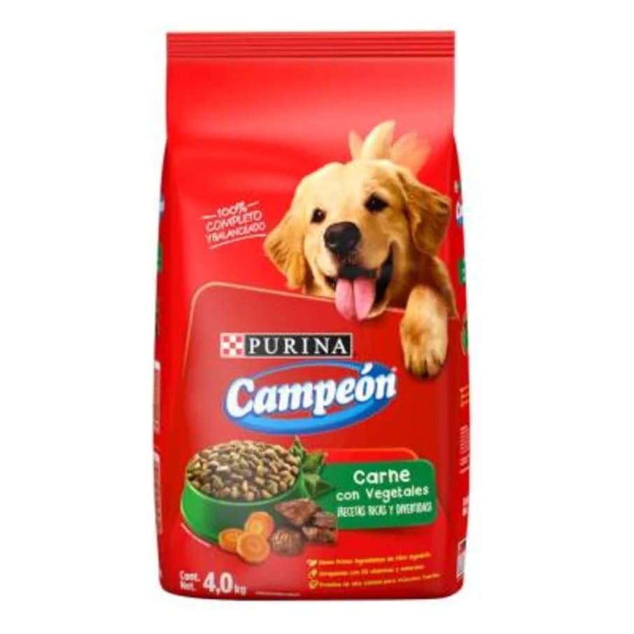 Alimento para perro Campeón Recetas Caseras Carne 4kg