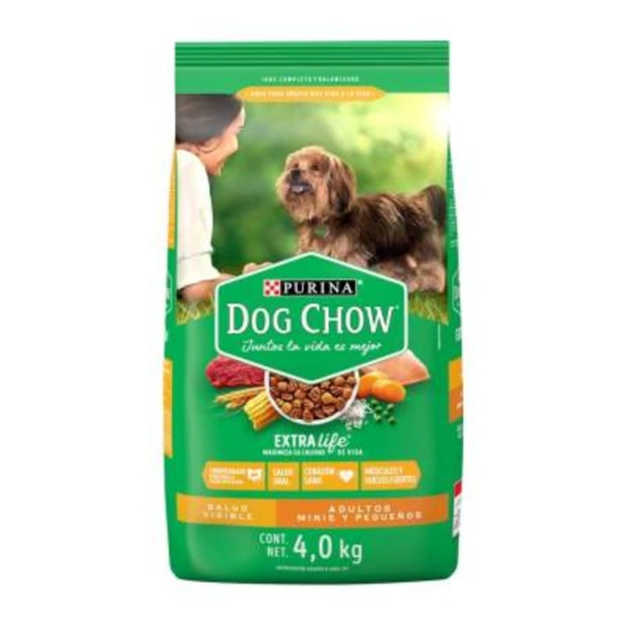 Alimento Para Perro Dog Chow Adulto Raza Pequeña 4 Kg