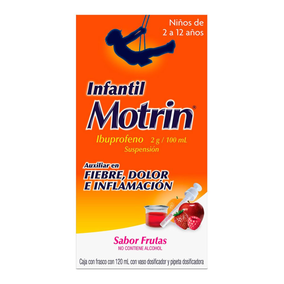 Analgésico Motrin Suspensión Infantil 120 Ml