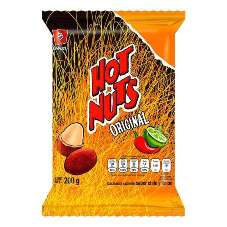 Cacahuates Hot Nuts Original 200 g