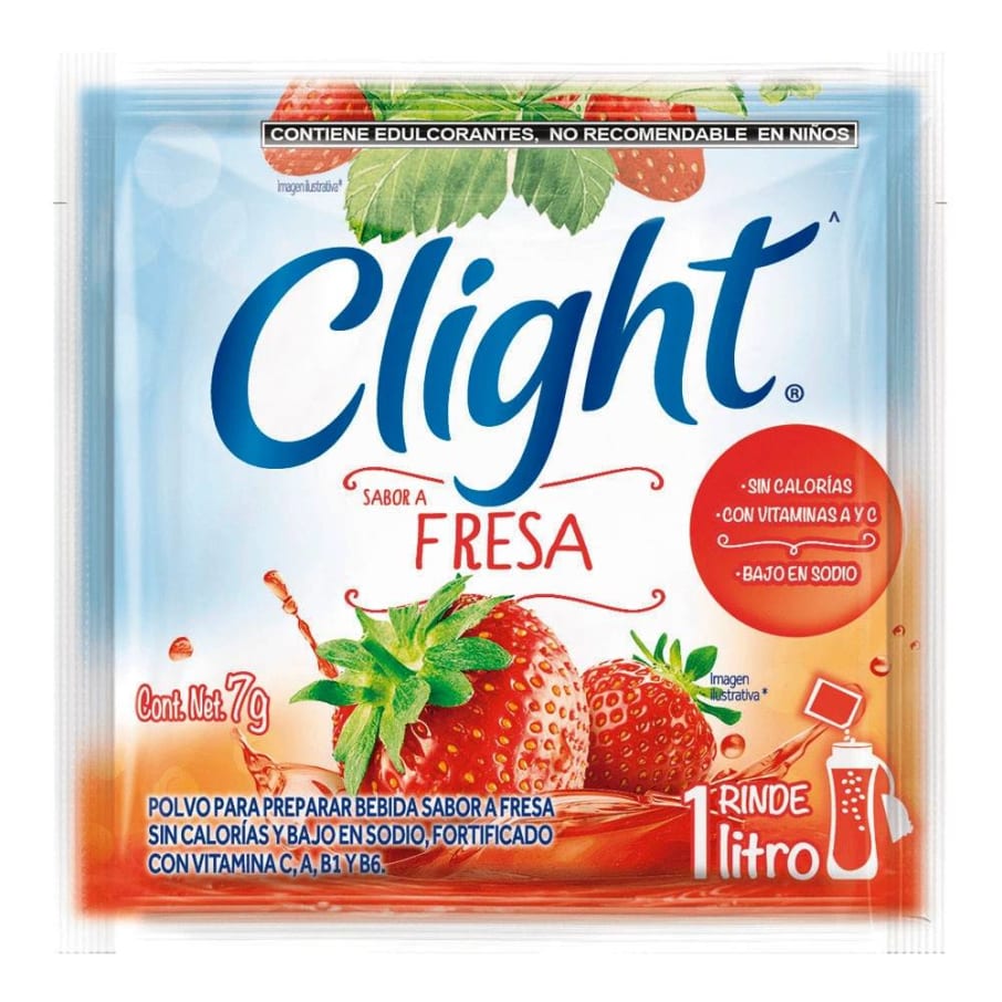 Polvo Soluble Clight Fresa 7 g