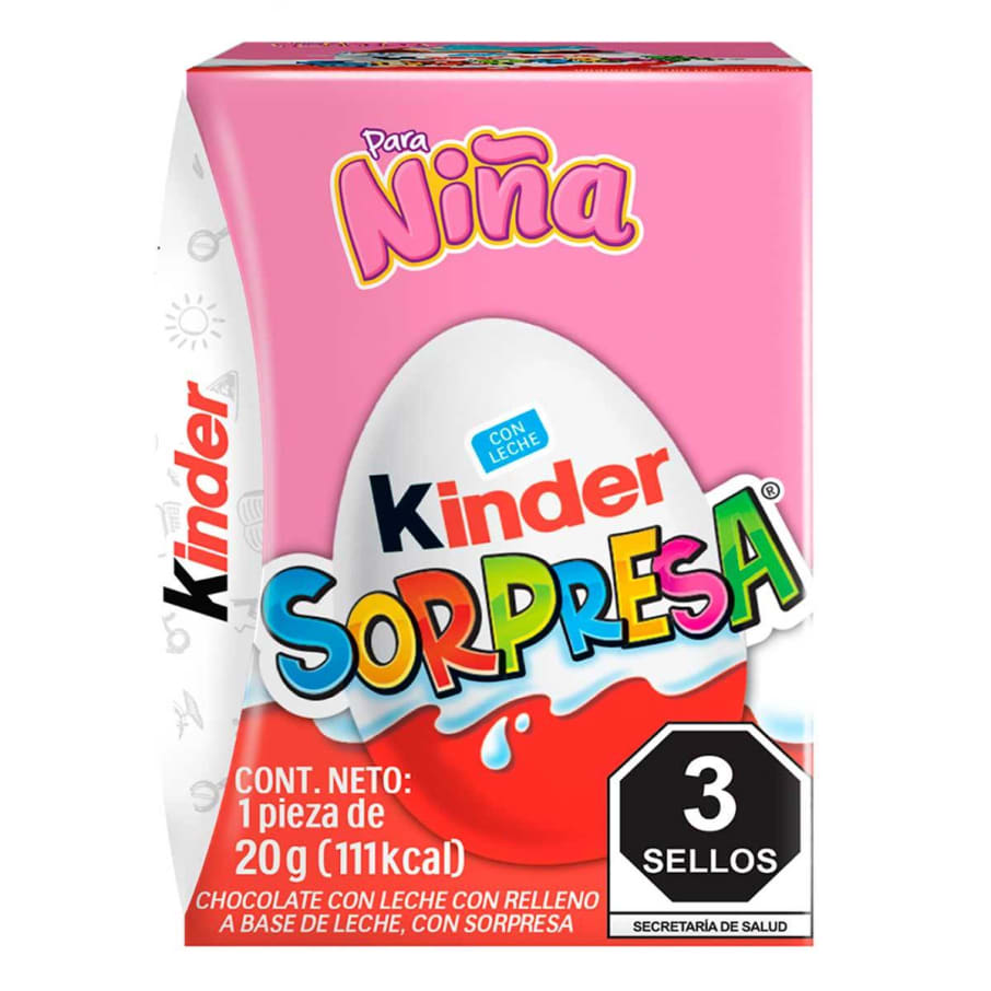 Huevito Kinder Niña