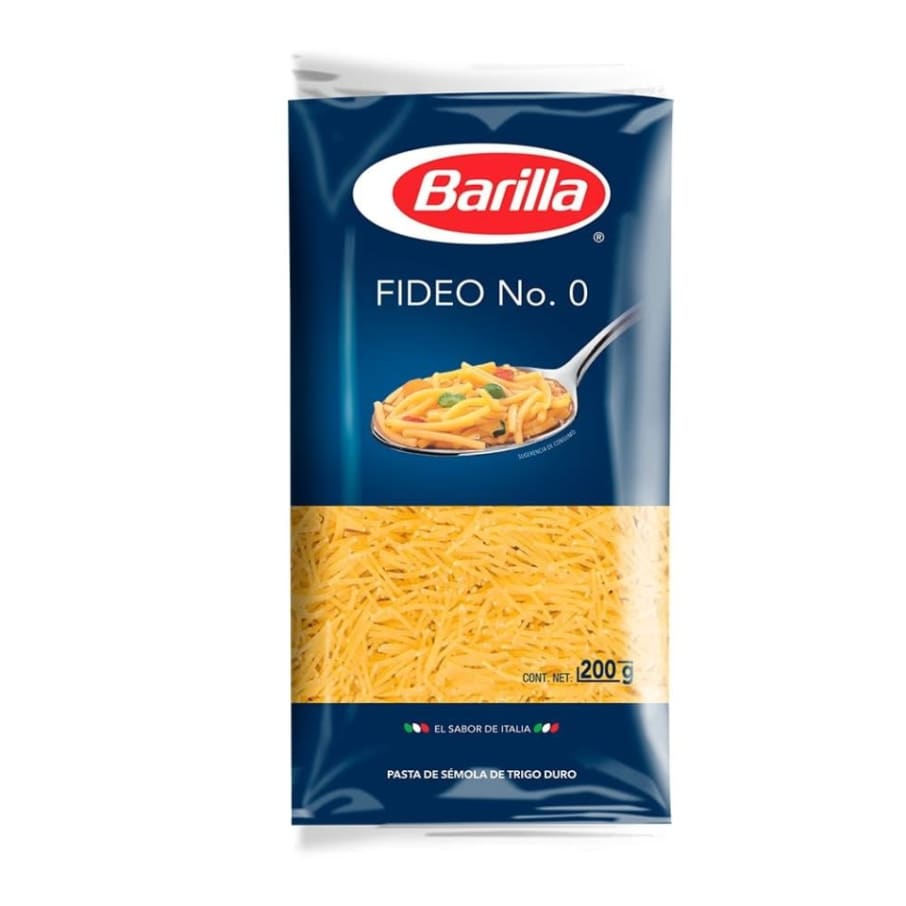 Pasta Barilla Para Sopa de Fideo N° 0  200 g