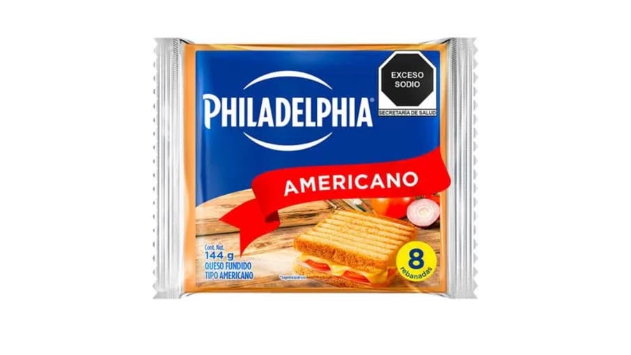 Queso Americano Philadelphia 144 Gr