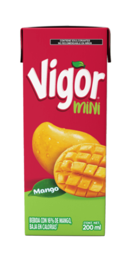 Bebida Vigor Mango De Jumex Minibrick 200 Ml.