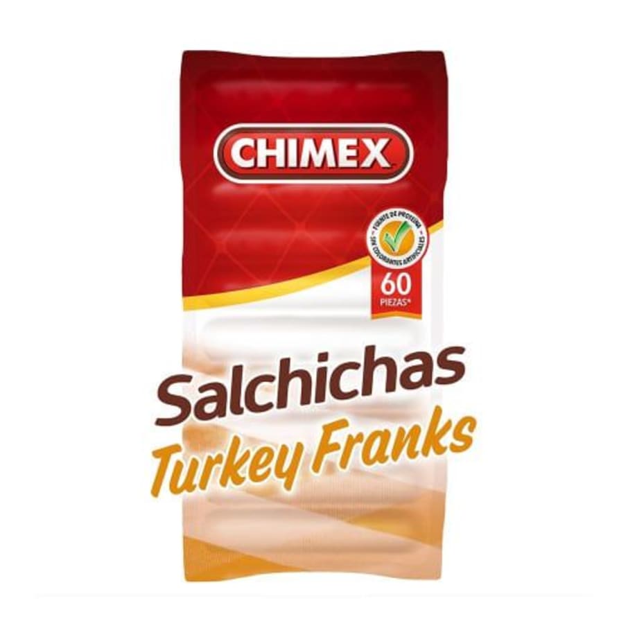 Salchicha Turkey Franks Chimex A Granel