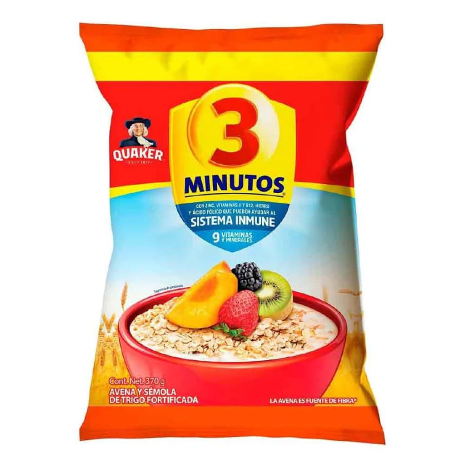 Cereal Mixto 3 Minutos 370 Gr Bolsa