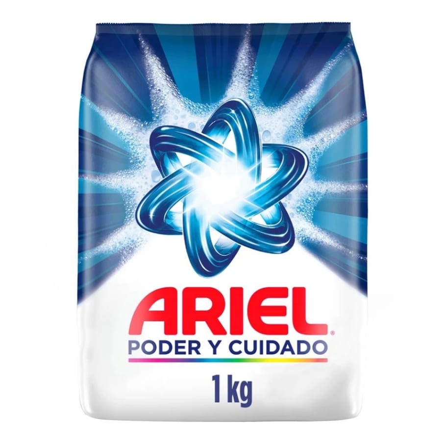 Detergente Ariel Regular Poder Y Cuidado 1 Kg. Todas