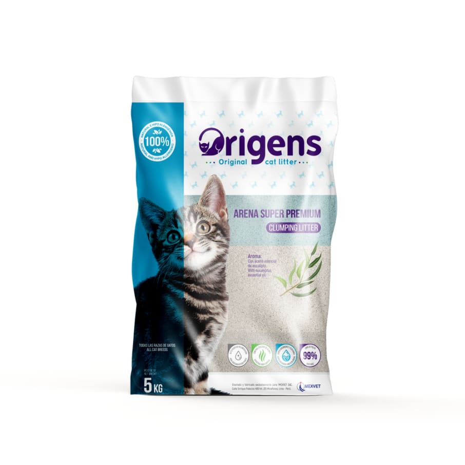 Origens Arena Super Premium con aroma a Eucalipto 5 Kg