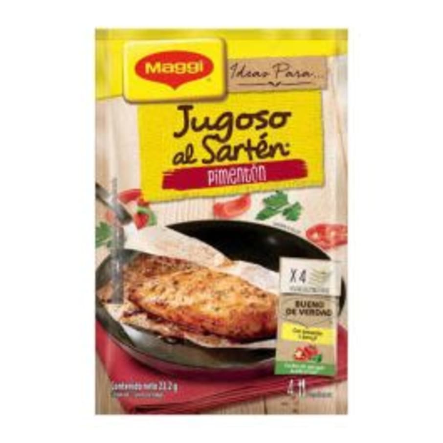 Jugoso Maggi Al Sarten Pollo Pimienton 23.2 Gr Aa Y A