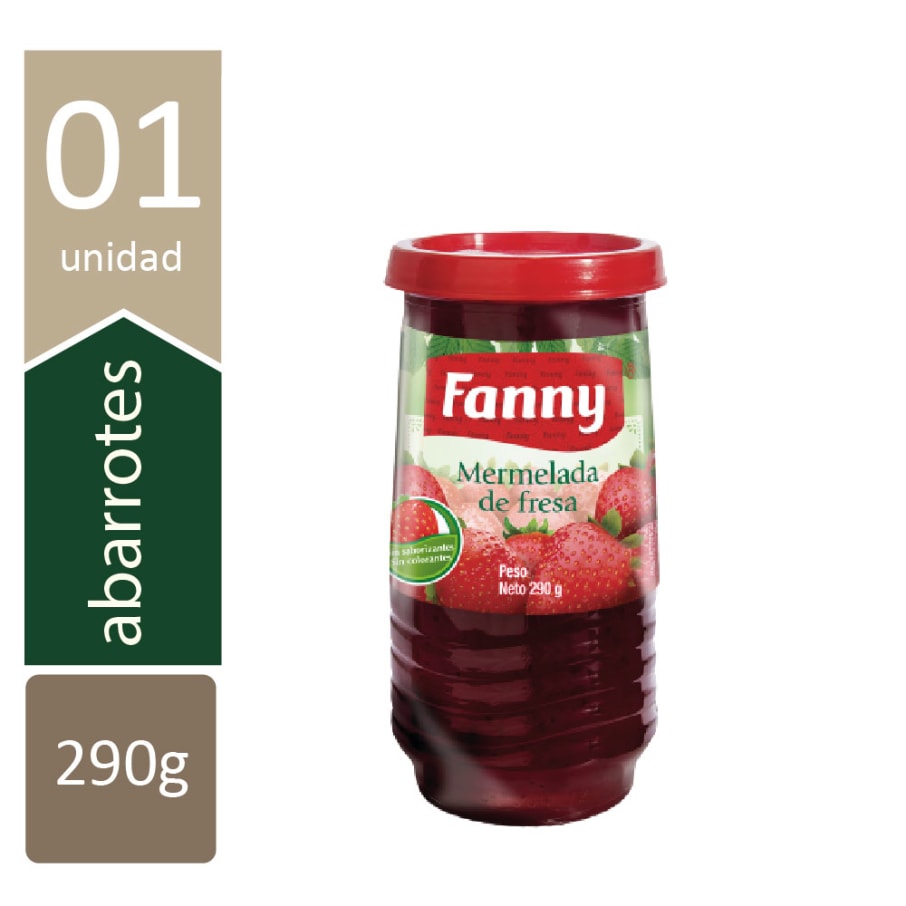 FANNY MERMELADA FRESA VASO 290 GR