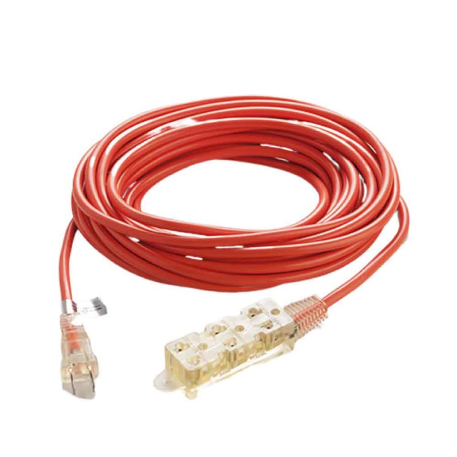 INCABLE EXTENSION 2X16 15MT NARANJA 3SERV.