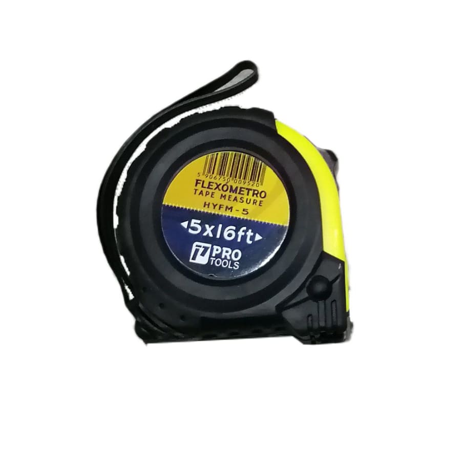 PT FLEXOMETRO Negr/Amar 5mtX19mm Caucho PROTOOLS (