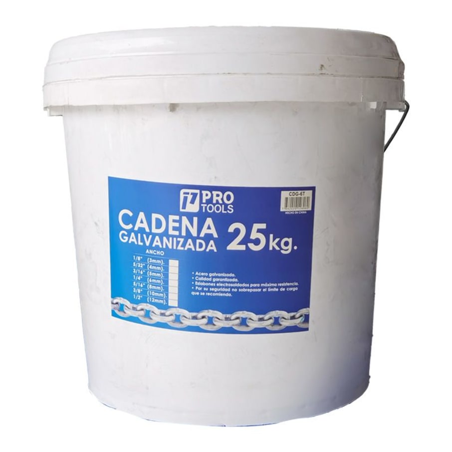 PT BALDE CADENA GALV 1/8 (3mm)(25Kg) (114 MT APROX