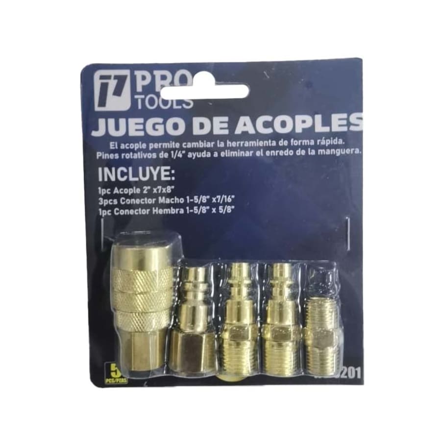PT ACOPLE RAPIDO P/COMPRESOR JGO 5PZ REF PROTO
