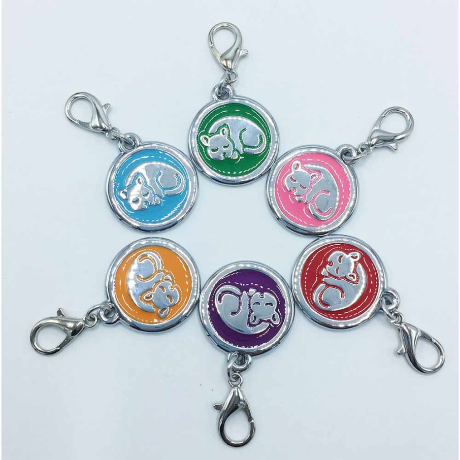 *OF PLACA MASCOTA GATO C/FONDO COLORES VARIOS