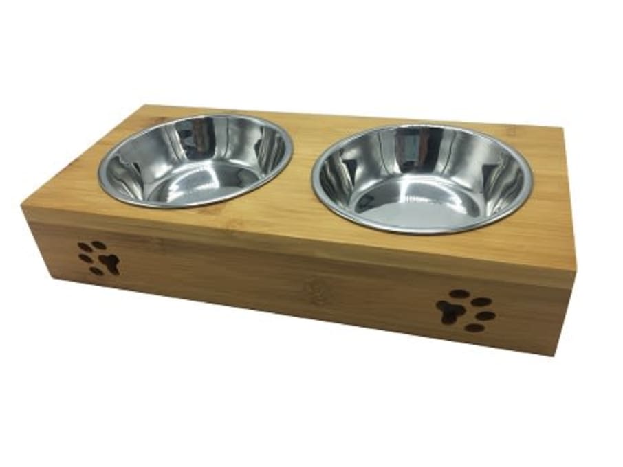 *OF PLATO P/MASCOTA NIQUEL MED X2 REDOND C/BASE MA