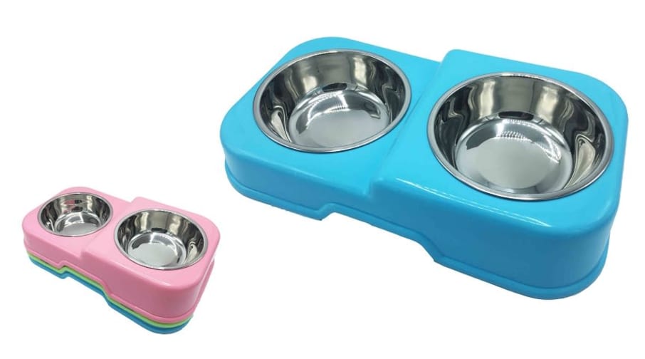 *OF PLATO P/PERRO CELESTE MEDIANO X2 CUADRADO BASI