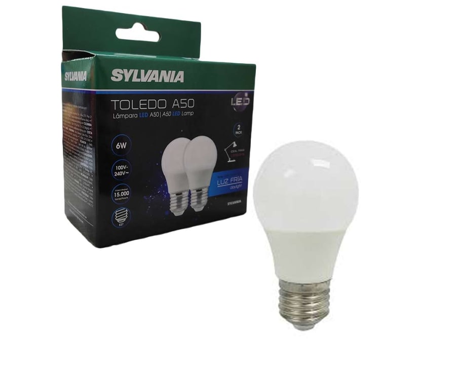 SYLVANIA FOCO LED 6W TOLEDO 6500K (2UxCJ)