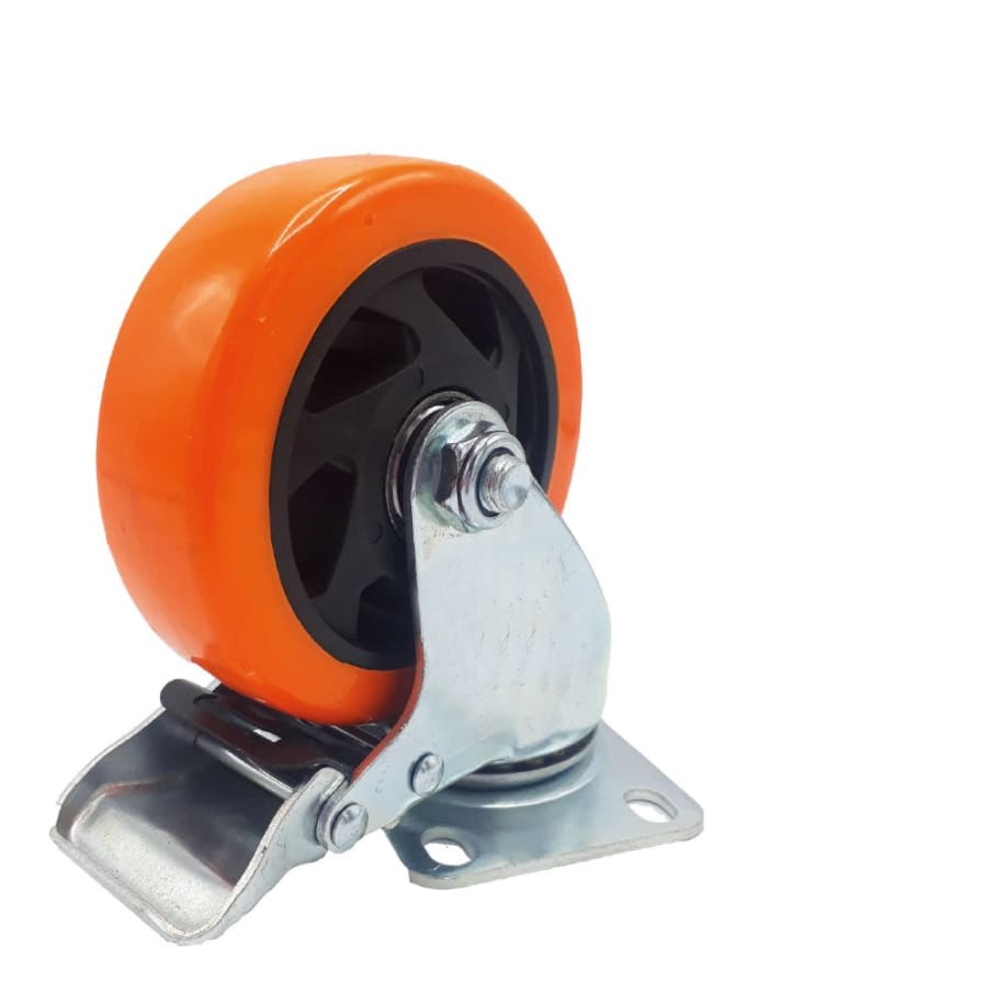 PT GARRUCHA GIRAT 5 C/FRENO NARANJA 130KG (20X