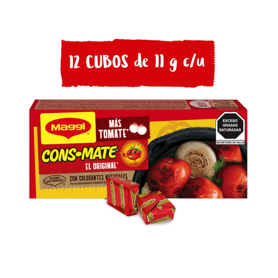 Consome Consomate 12 Cubos