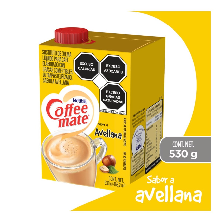 Coffee Mate Avellana Liquido 530 Gr Aa