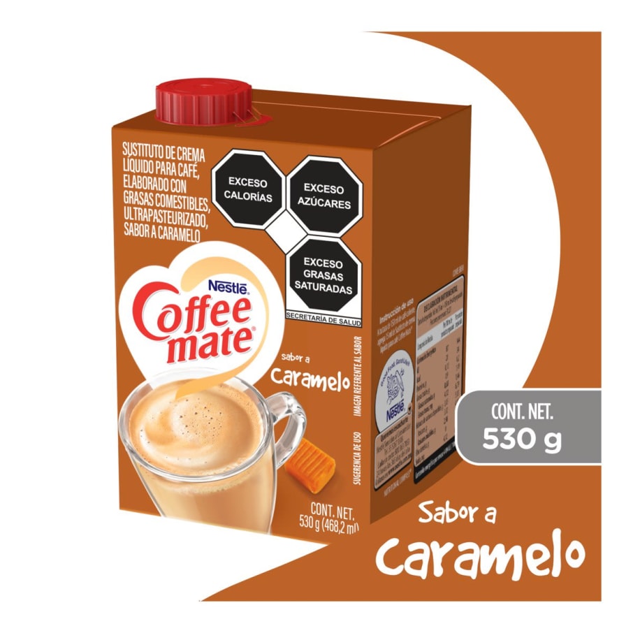 Coffee Mate Caramelo Liquido 530 Gr Aa