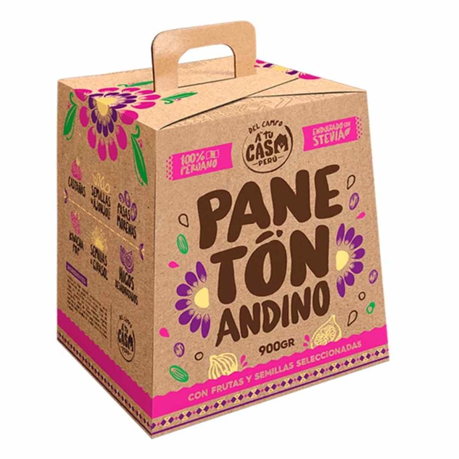 Paneton andino con stevia 900gr