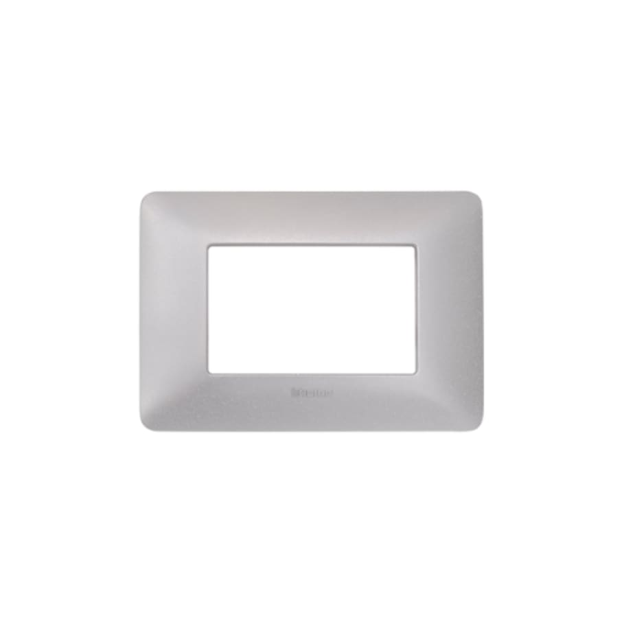 Placca 3 Posti Bticino MATIX In Tecnopolimero Bianco - Resistente Agli Urti E UV, Per Punti Luce Domestici E Professionali